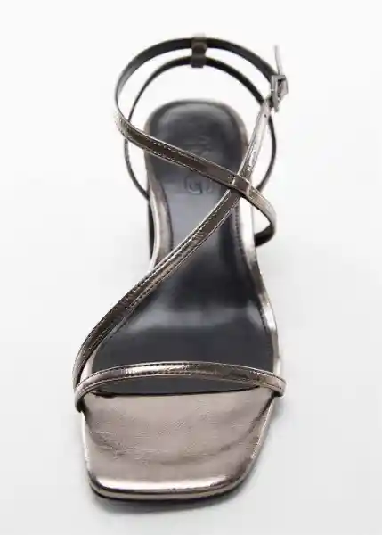 Sandalias Tayra Gunmetal Talla 36 Niña Mango