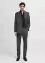Camisa Emotion Negro Talla XL Hombre Mango