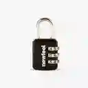 Candado Con Clave Locker Fitness Negro Decathlon