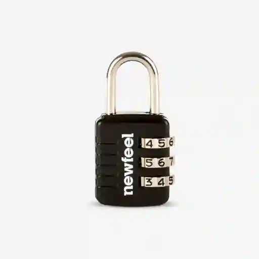 Candado Con Clave Locker Fitness Negro Decathlon