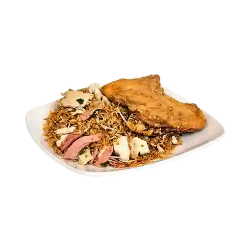 Arroz Valenciana y 1/4 Pollo