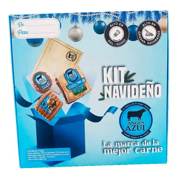 Angus Azul Kit Navideño Aberdeen
