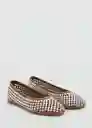 Zapatos Cassis Beige Talla 38 Mujer Mango
