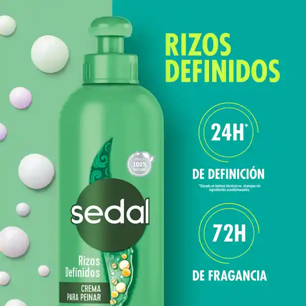 Sedal Crema para Peinar Rizos Definidos