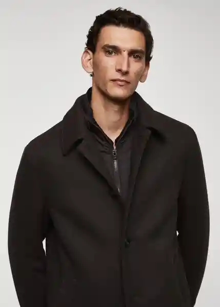 Abrigo Station Marrón Talla XXL Hombre Mango