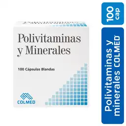 Colmed Polivitaminas y Minerales en Cápsulas