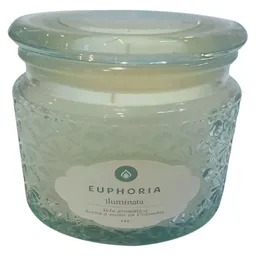 Iluminata Vela Vaso Blanco 9 x 8 cm