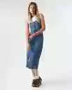 Vestido Mujer Azul Talla M 372G001_AZU174021 Americanino