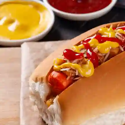 American hot dog
