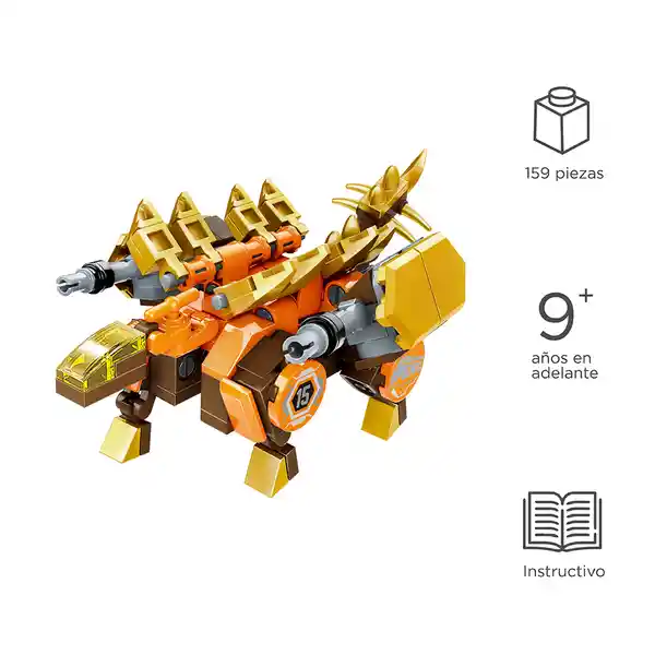 Set de Construcción Bestia Transformación Stegosaurus Miniso