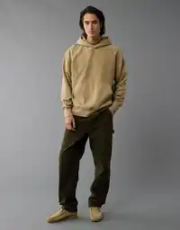 Buzo Hombre Beige Talla SMALL 2442212 American Eagle
