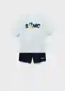 Set Pijama Game Agua Talla 10 Niños Mango