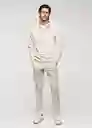 Buzo Sudadera Winne Crudo Talla XXL Hombre Mango