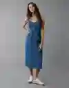 Vestido Mujer Azul Talla: X-SMALL 8371936 American Eagle