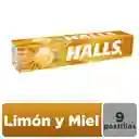 Halls Caramelo Miel y Limón