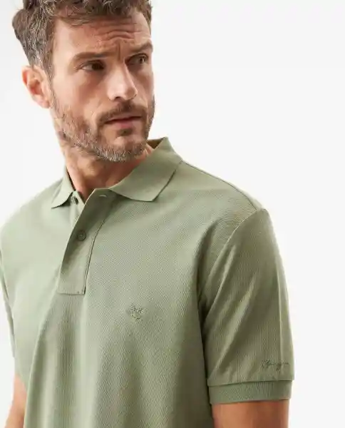 Camiseta Polo Classic Masculino Verde Oleo Medio T L Chevignon