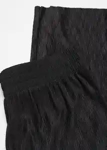 Pantalón Pili Negro Talla S Mujer Mango