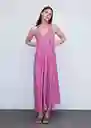 Vestido Loren Rosa Talla M Mujer Mango