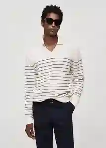 Buzo Buzo Jersey Strombol Off White Talla XXL Hombre Mango