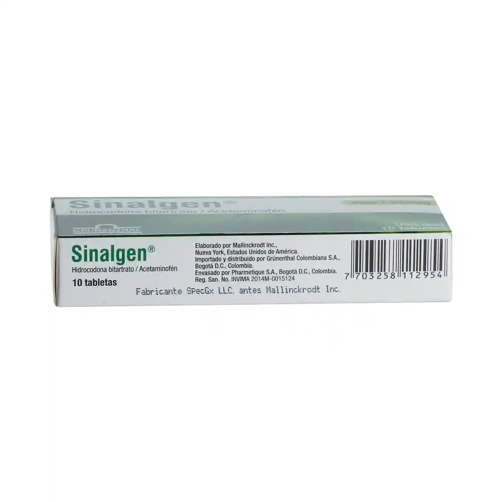 Sinalgen (5 mg/325 mg)