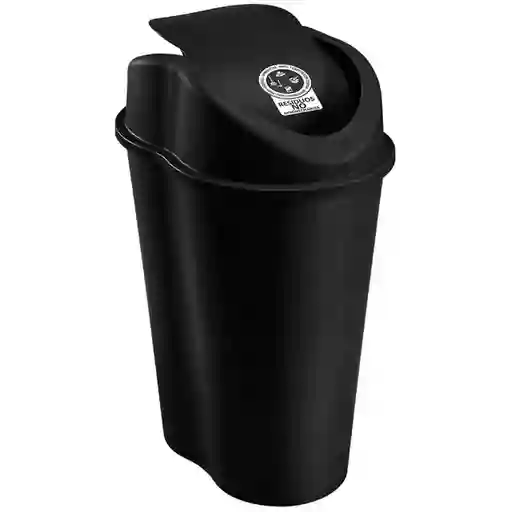 Rimax Papelera tv Negro no Aprovechable 44 x 21 x 29.2 cm