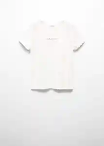 Camiseta Mango Fi Blanco Talla 12 Niñas Mango