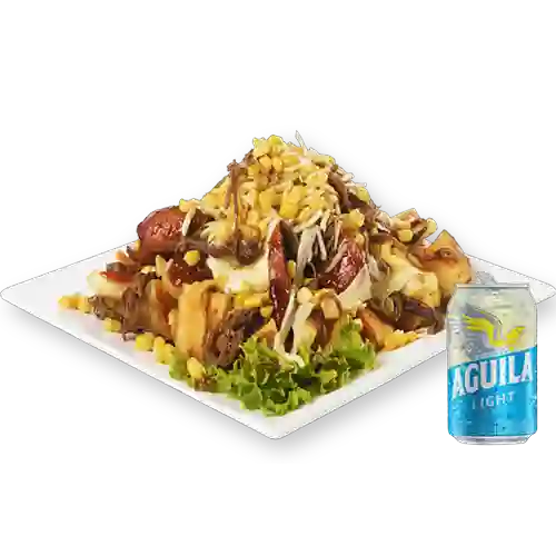 Combo Mazorcada + Cerveza Aguila Light Lta 330ml