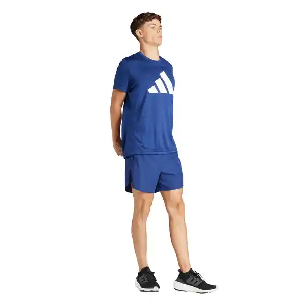 Adidas Short Run it Para Hombre Azul Talla S7 Ref IN0088