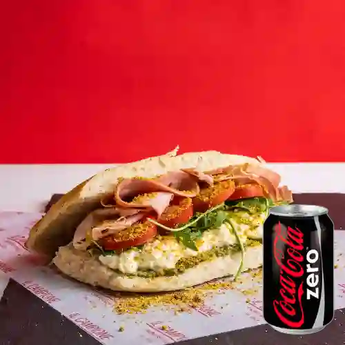 Combo Panini Bolonia + Coca-Cola Zero 235 ml