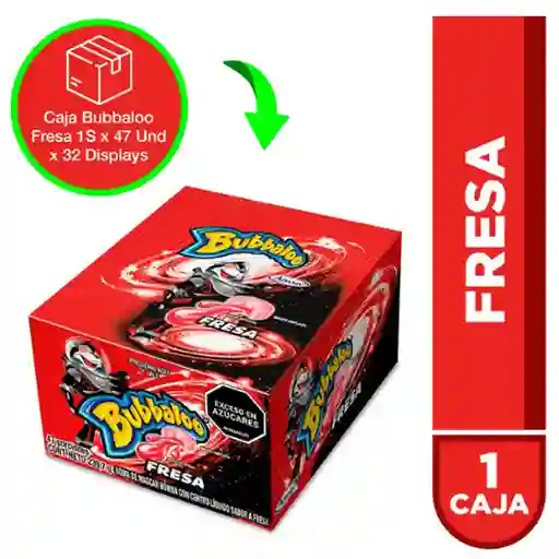Bubbaloo Goma de Mascar Fresa
