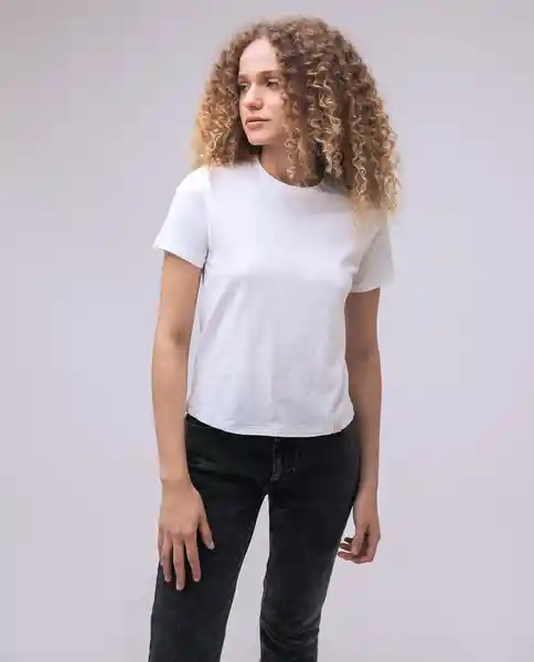  Camiseta Mujer Blanco Talla L 600D004 AMERICANINO 