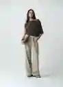 Pantalón Doha Gris Aluminio Claro Talla 6 432G376 Naf Naf