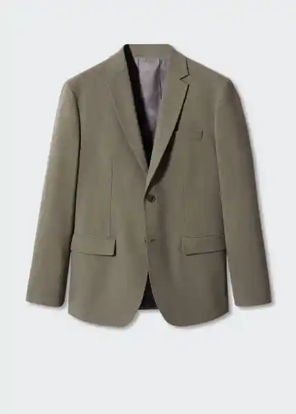 Blazer Americana Brasilia Verde Pastel Talla 54 Hombre Mango