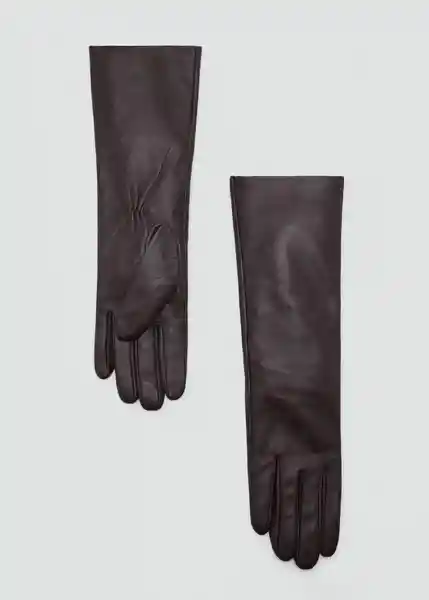 Guantes Gildi Chocolate Talla S Mujer Mango