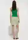 Top Riri Verde Talla S Mujer Mango