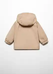 Abrigo Parka Noah Beige Talla 69 Niños Mango