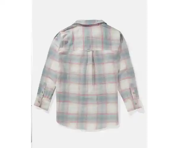 Camisa Mujer Azul Talla X-Small American Eagle