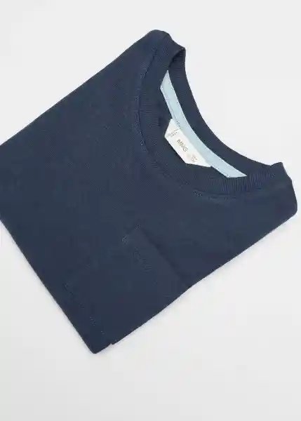 Camiseta Basic6 Navy Talla 14 Niños Mango