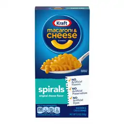 Kraft Macarrones con Queso en Espiral