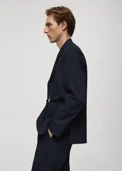 Blazer Americana Parioli Navy Talla 52 Hombre Mango