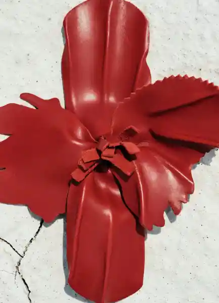 Cinturón Selene Rojo Talla M Mujer Mango