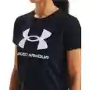 Under Armour Camiseta Live Sportstyle Negro LG Ref: 1356305-001