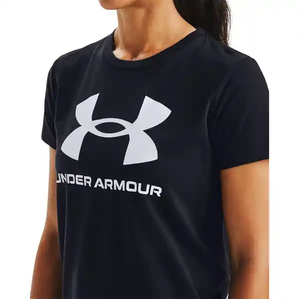 Under Armour Camiseta Live Sportstyle Negro LG Ref: 1356305-001