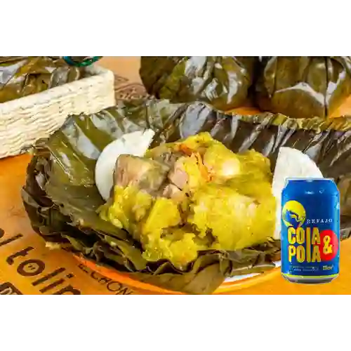 Combo Tamal Tolimense Super Especial + Cola&Pola 330ml