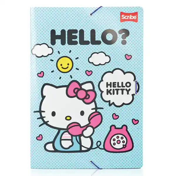 Scribe Carpeta Resorte Plástico Melody Kitty