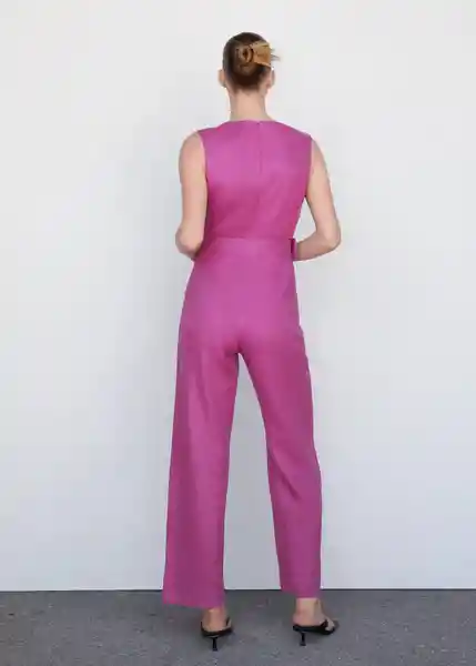 Enterizo Mono Nalita Morado Talla XL Mujer Mango