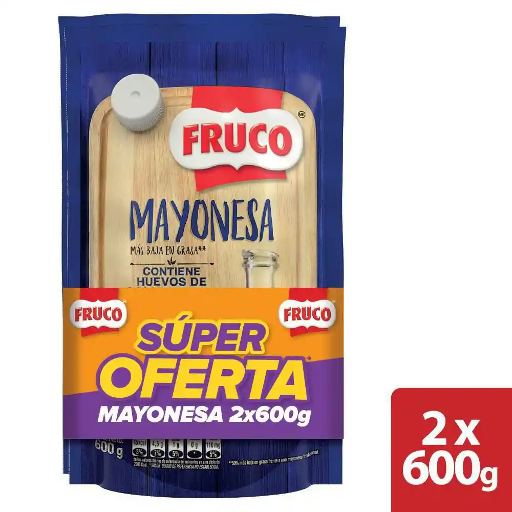 Of Mayonesa X 2 Und $ Especial Fruco 1200 Gr