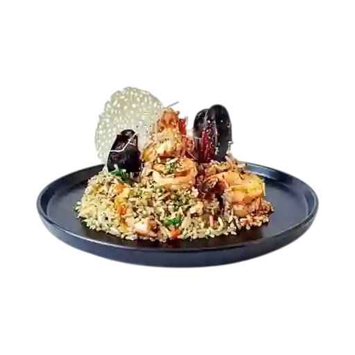 Arroz Cantonés con Mariscos