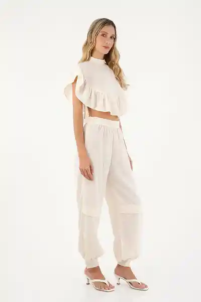 Pantalón Savia Blanco Talla 01 S