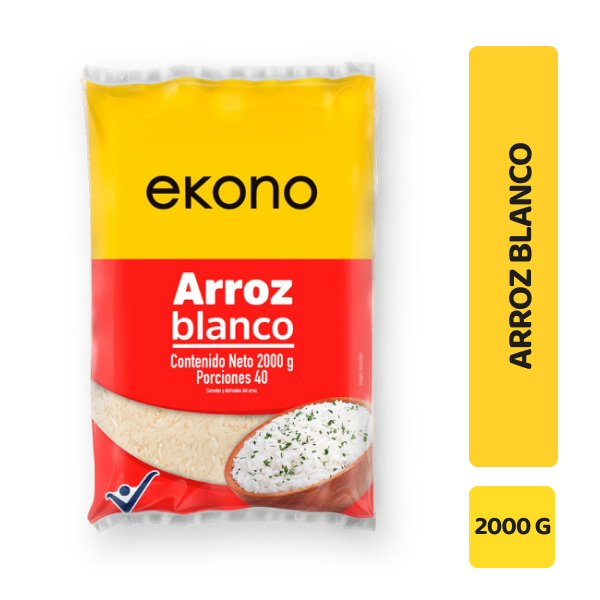 Arroz Blanco Ekono 2000 g